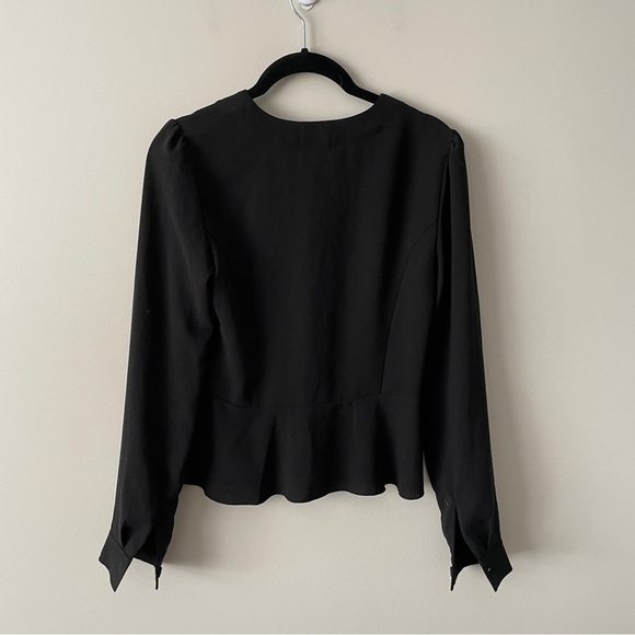 ARITZIA Wilfred Long Sleeve Button Front Blouse 2 - Picture 7 of 7
